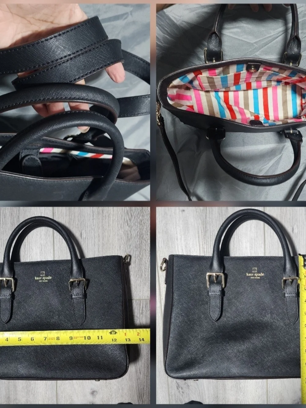 Kate Spade New York Cove Street Provence Structured Satchel Handbag Shoulderbag